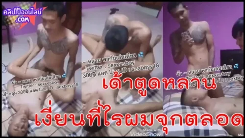 หลุดคลิปเกย์บ้านๆ โห้พี่เงี่ยนที่ไรผมจุกตลอด เย็ดคนเดียวไม่ว่าชอบพาเพื่อนมารุมเย็ด ควยชายแท้ เด้าตูด
